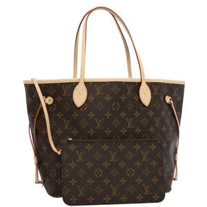 LOUIS VUITTON Monogram Neverfull MM Tote Bag M40156 LV Auth ar10581S